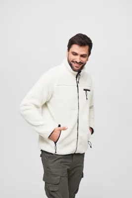 Obrázek produktu pro Pánská bunda Brandit Teddyfleece Jacket white - M
