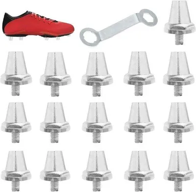 Obrázek produktu pro 16 ks hliníkových hřebů do fotbalových kopaček, kompatibilní, černé