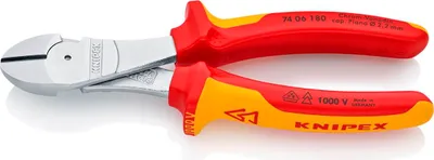 Image de Knipex - Pince coupante diagonale VDE avec levier haut 180 mm