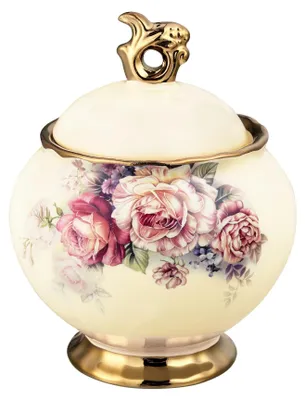 Imagen del producto de Elzusha - Azucarero vintage de porcelana con tapa