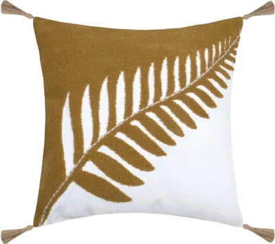 Produktbild von STOF Kissen ALOHA 40x40 Farnblatt mit Quaste