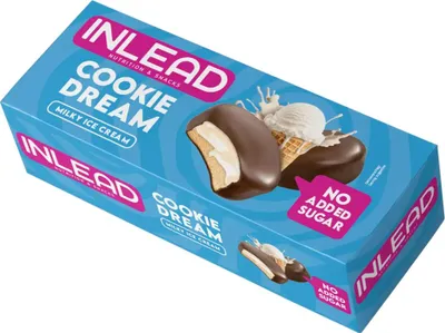 Produktbild von Inlead Cookie Dream (128g) Milky Ice Cream - Funktionelle Lebensmittel - Superfoods
