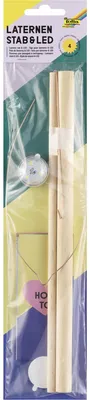 Laternenstab mit LED-Licht, 58 cm, warmweiß, inkl. Batterien