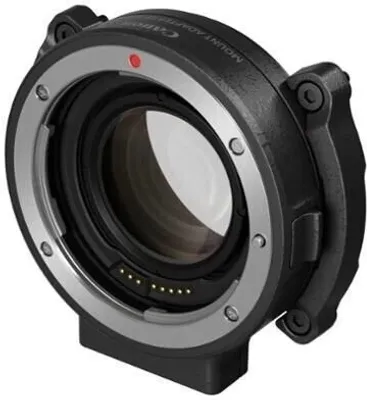 Produktbild von Canon Bajonettadapter EF-EOS R 0.71x, Canon EF, Canon RF, Schwarz, Metallisch, 0,71x, 200 g, 77,2 mm