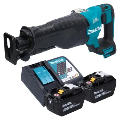 Produktbild von Makita DJR 187 Z Akku Reciprosäge Säbelsäge 18 V Brushless + 2x Akku 9,0 Ah + Ladegerät
