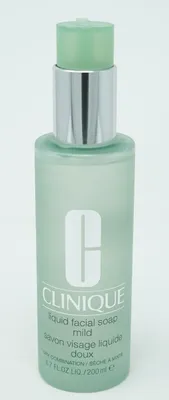 Zdjęcie produktu dla Clinique All About Clean Liquid Facial Soap, Mus oczyszczający, Kobiety, Skóra mieszana, Skóra sucha, Oczyszczenie, Nawilżający, Orzeźwiający, Butelka, Paraben