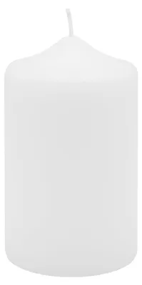 Produktbild von Spitzkopf Stumpen Kerzen Weiß 12 x Ø 7 cm, 6 Stück