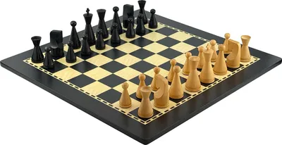 Produktbild von Italfama Modernes Schachset aus Akazie | Schachbrett aus Ebenholz 50 cm | Italien