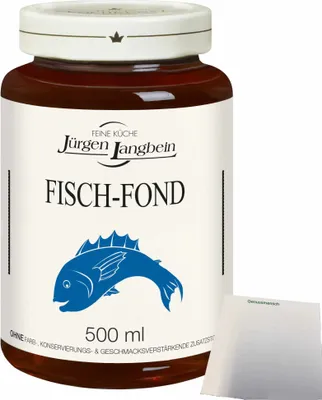 Produktbild von Jürgen Langbein Fisch-Fond (500ml Glas) + usy Block