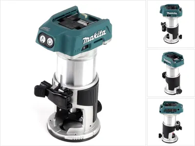 Zdjęcie produktu dla Makita DRT 50 Z akumulatorowa frezarka wielofunkcyjna 18 V bezszczotkowa solo - bez akumulatora, bez ładowarki