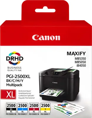 Immagine prodotto di Canon Cartuccia d'inchiostro Multipack a resa elevata BK/C/M/Y PGI-2500XL