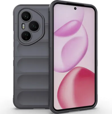Immagine prodotto di Custodia per Honor 40 Pro Custodia protettiva in silicone TPU morbido antiurto Grigio scuro