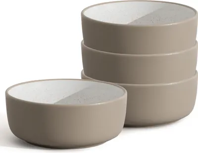 Produktbild von Steingut Geschirr 4 Personen, 4er Set Müslischale, ø 16cm,