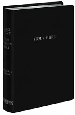 Obrázok produktu pre Large Print Wide Margin Bible-KJV