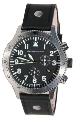 Produktbild von Aristo Herren Messerschmitt Uhr Chronograph Fliegeruhr ME 5030L