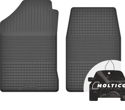 Produktbild von Vorne Gummimatten mit Rand Auto Fußmatten Gummi Automatten Passgenau 2-teilig Set - passend für Kia Carnival I 1999-2005