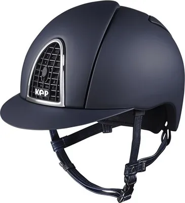 Produktbild von KEP Reithelm Cromo Textile Reitkappe Blau M