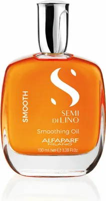 Produktbild von Alfaparf Milano Semi Di Lino Smooth Smoothing Oil glättendes Öl für raues und widerspenstiges Haar 100 ml