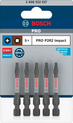 Image de PRO P2R2 Impact Bit, 55 mm, 5 pcs.