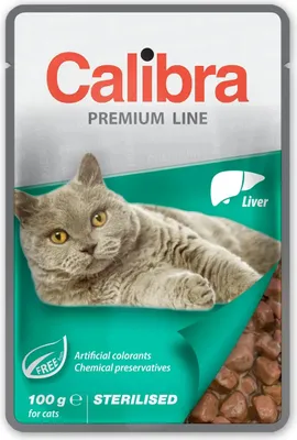 Image de Calibra Cat Sac De Foie Stérilisé Boîte 24X100Gr