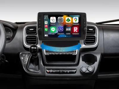 Produktbild von Alpine X903D-DU8S | 9-Zoll-Navigationssystem mit schwenkbaren Bildschirm für Fiat Ducato 8, mit TomTom Karten und Apple CarPlay / Android Auto