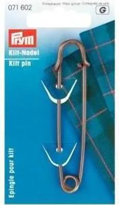 Produktbild von Prym Kiltnadel MS 76 mm altmessing