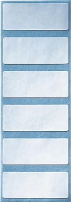 Produktbild von Blanko-Schildchen endlos 50x20mm weiß VE=50x108 Stück