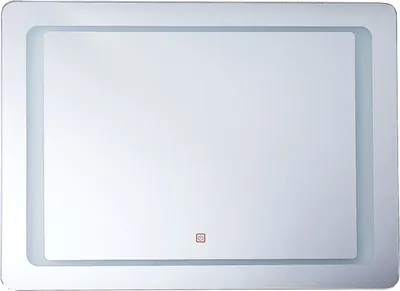 Produktbild von BELIANI Wandspiegel 80 x 60 cm Rechteckig mit LED Beleuchtung Antibeschlagsystem Touch Sensor-Schalter Modern