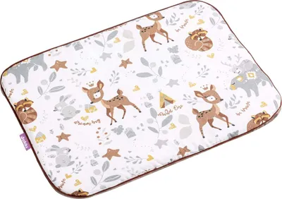 Produktbild von Magical Woodland & Mokka Minky Baby-Flachkissen 30x40cm