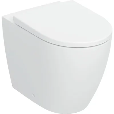 Produktbild von Geberit iCon Stand-WC Tiefspüler Set, geschlossene Form, TurboFlush, mit WC-Sitz