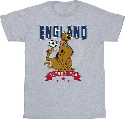 Produktbild von Scooby Doo - "England Football" T-Shirt für Herren BI45070 (M) (Grau)