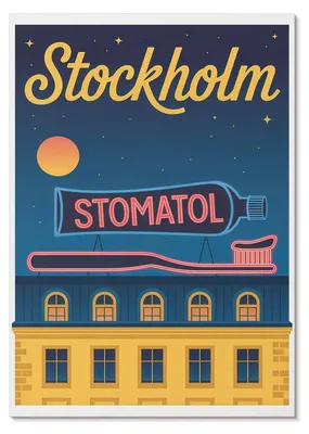 Produktbild von POSTER - 29x42 cm (A3) - Impuls - Neonreklame, moderne Konstruktion, Nachtlicht -  Wandbild für Wohnzimmer Schlafzimmer & Flur, Modernes Poster Wanddeko, Ungerahmt