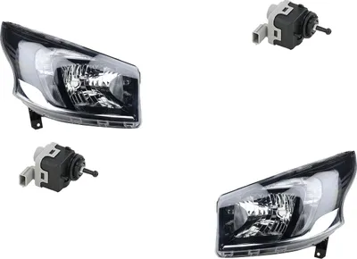 Produktbild von Scheinwerfer passend für Opel Vivaro 06/14- L+R mit Stellmotor 4422458 95517041 95527865 4422459 95517042 95527866 8200501939 Johns