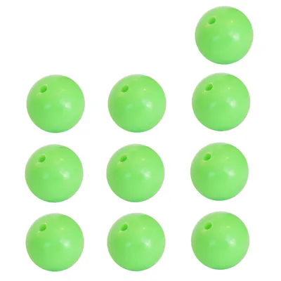 Produktbild von Mantikor Fluo Hard Beads 14mm grün - 10 Perlen