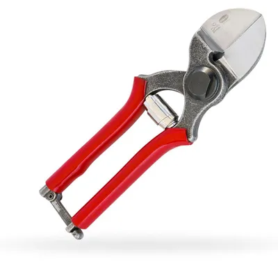 Productafbeelding van PREMAX tuinschaar met scherpe, getande snede, model 88343. Gemaakt van gehard koolstofstaal