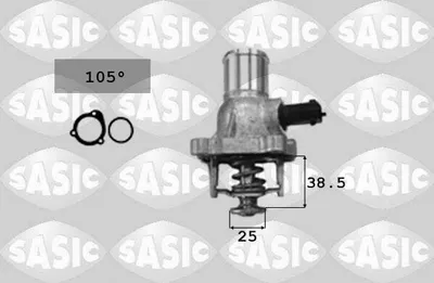 Produktbild von SASIC Thermostat Kühlmittel für OPEL ZAFIRA B (A05) INSIGNIA Caravan Meriva A (X03) Astra H Caravan (A04) Astra H Schrägheck (A04)