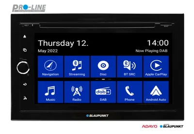 Produktbild von Blaupunkt Hannover 700 DAB Truck Moniceiver DAB+ Tuner, Apple CarPlay, Android Auto und Bluetooth-Freisprecheinrichtung.