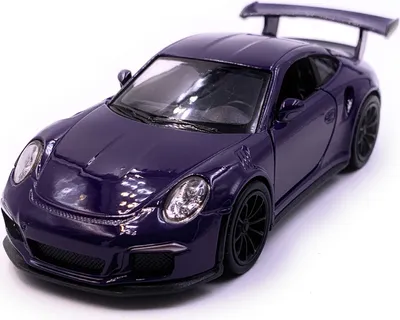 Produktbild von Onwomania Porsche GT3 RS Sportwagen Modellauto Auto Lila Mst. 1:34