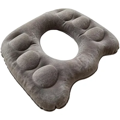 Produktbild von Orthopädisches Memory Foam Sitzkissen mit Coccyx-Entlastung – Einstellbares Kissen gegen Hüft- und Steißbeinschmerzen, ideal für Büro, Zuhause und Auto (45,5×39 cm)