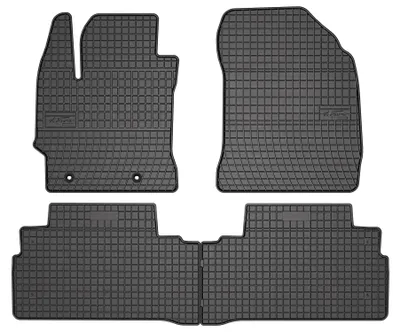 Productafbeelding van Rubberen automatten voor Toyota Verso 2009-2018 (MPV) – 4-delig, zwart, op maat – Wielganizator SolidPRO