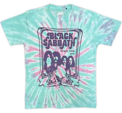 Obrázok produktu pre Black Sabbath World Tour '78 Wash Collection Green L Tričko