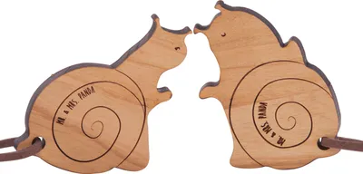 Produktbild von Mr. & Mrs. Panda schlüsselanhänger paar Schnecke Zweisamkeit - Geschenk, Liebe, Freund, Freundin, Partner Anhänger, pärchen, Paare, Hochzeit