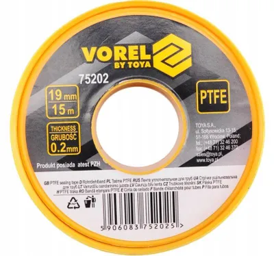 Obrázok produktu pre VOREL 75202, 15 m, 19 mm, 0,2 mm, 1 kusov