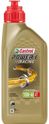 Produktbild von Castrol Power 1 Racing 4T 10W-40, 10W-40, Motorrad, Benzin, Ottomotor, Gold, SL