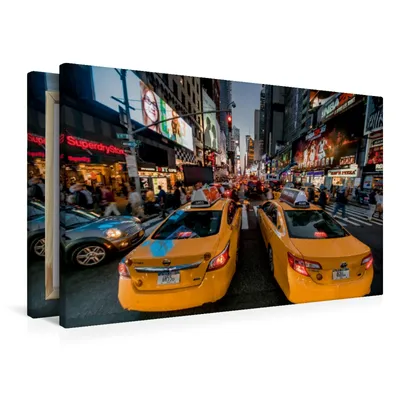 Produktbild von Calvendo  Textil-Leinwand 90 cm x 60 cm quer New York   7th Avenue, Krause Kurt; 7335468