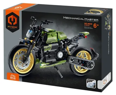 Produktbild von Bausatz für den iM.MASTER Motorradmodell, Kunststoff, 572 Teile, in einer Schachtel mit den Maßen 31x23x7 cm