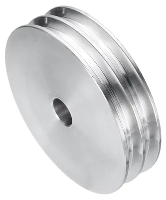 Productafbeelding van Omgoods - V-Snaar Pulley 12mm Bore 80mm Dubbele Groef Aluminium Legering