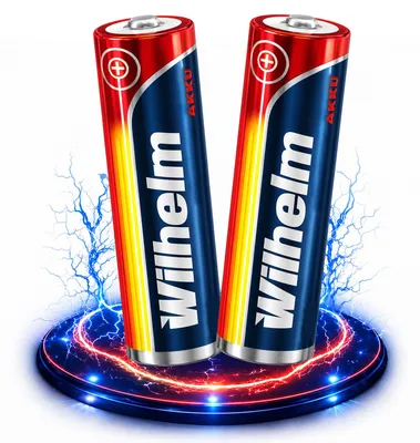 Produktbild von 2 x Lithium Ionen Akku Wilhelm 3,7 V 800 mAh Typ 14500 Li Ion AA