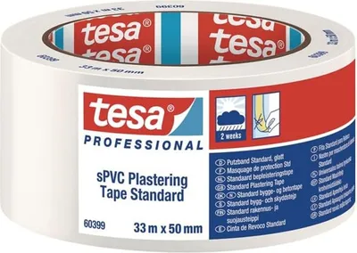 Produktbild von PVC Putzband 60399 Stand.weiß L.33m B.50mm