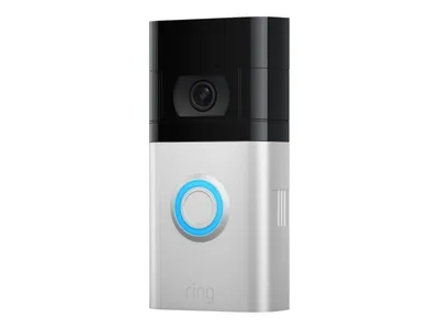 Produktbild von Ring Video Doorbell 4, Schwarz, Silber, Haus, 160°, 84°, 1080p, Kabellos